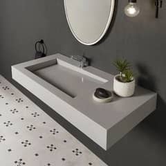 Corian vanities