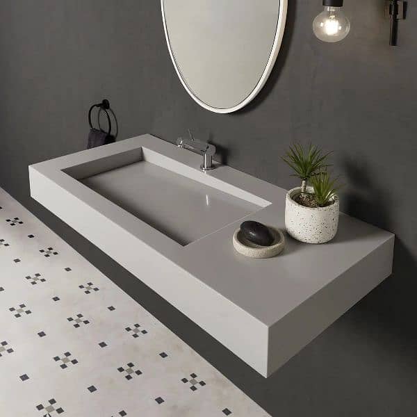 Corian vanities 4