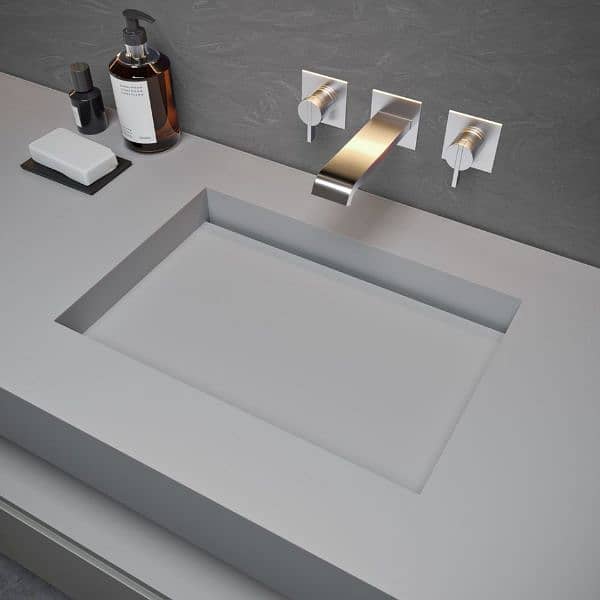 Corian vanities 6