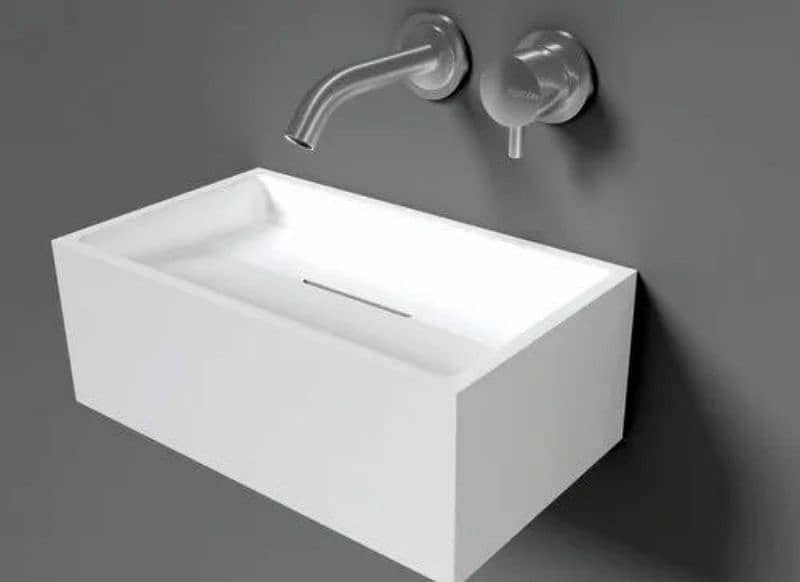 Corian vanities 8