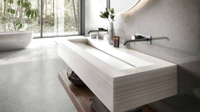 Corian vanities 9