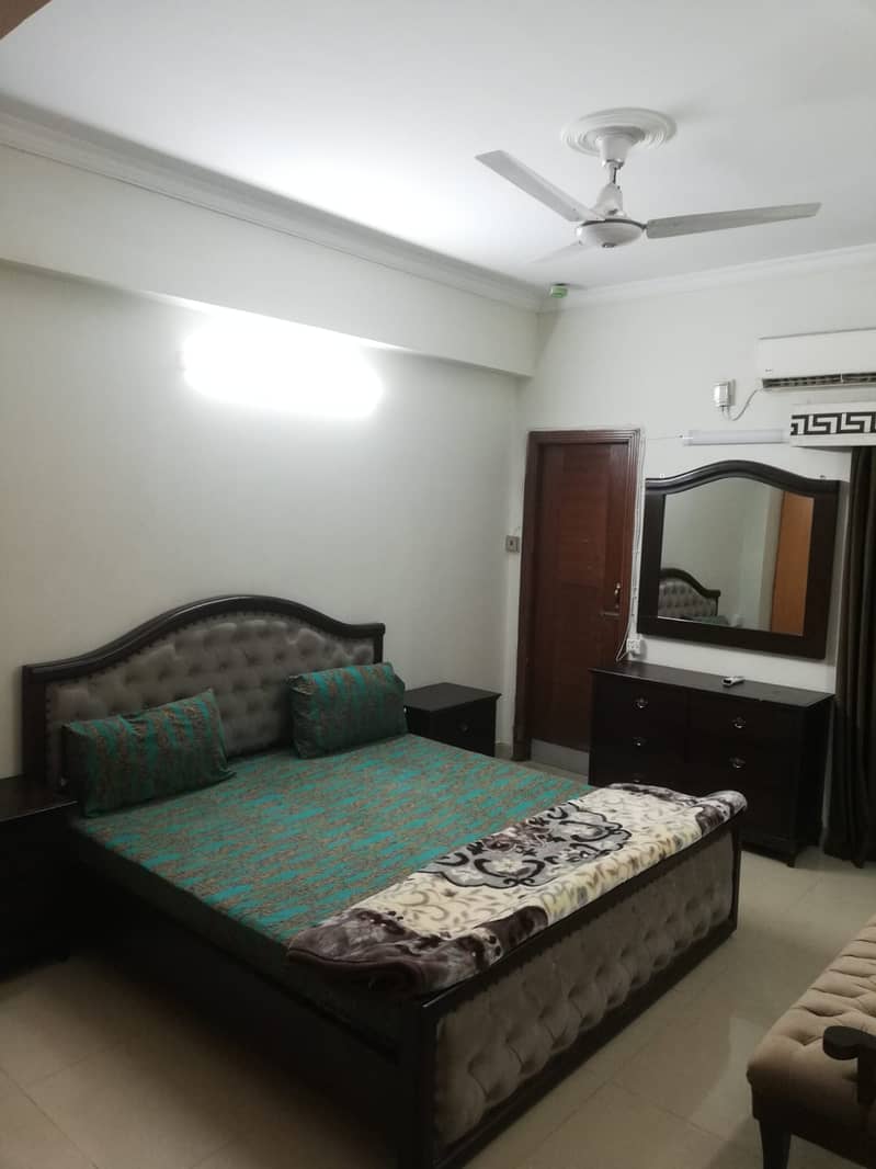 B-17 Self check 1bed , 1bed Daily basis Furnished flat  for rent 0