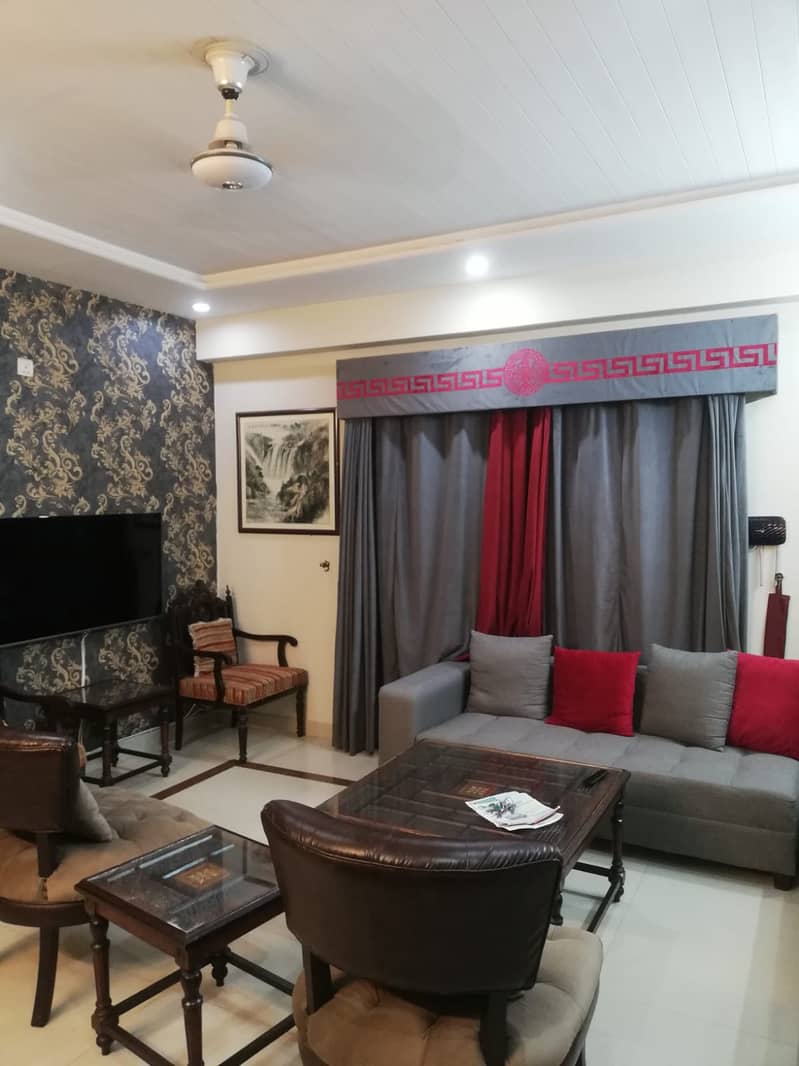 B-17 Self check 1bed , 1bed Daily basis Furnished flat  for rent 9