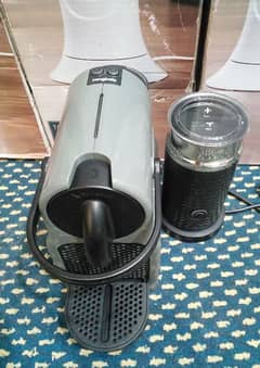 Imported Nespresso coffee maker with milk frother