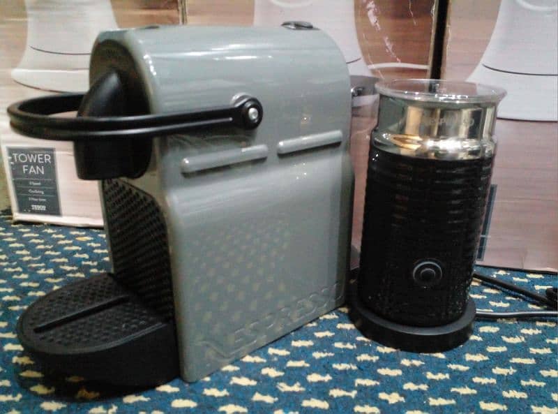 Imported Nespresso coffee maker with milk frother 1