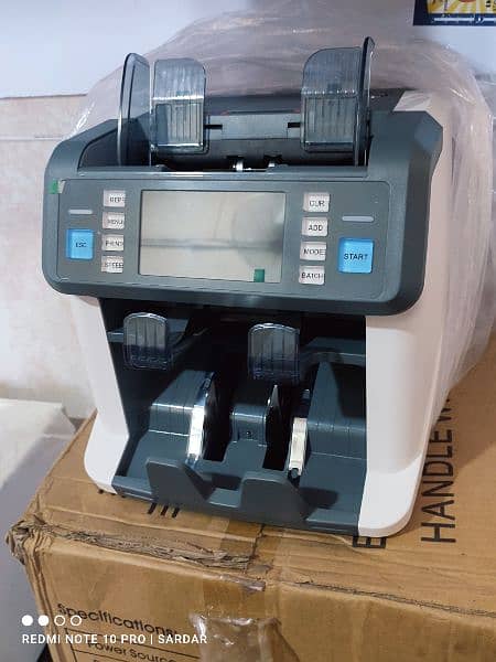 Bank currency, Cash note counting machine with fake detection Pakistan 18