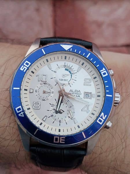 ALBA chronograph watch / 0321-3205000 5