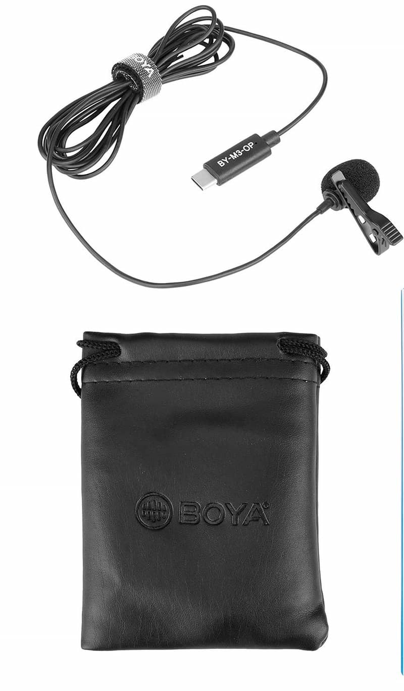 BOYA BY-M3-OP Clip-on Digital Lavalier Microphone for DJI USB Type-C 1