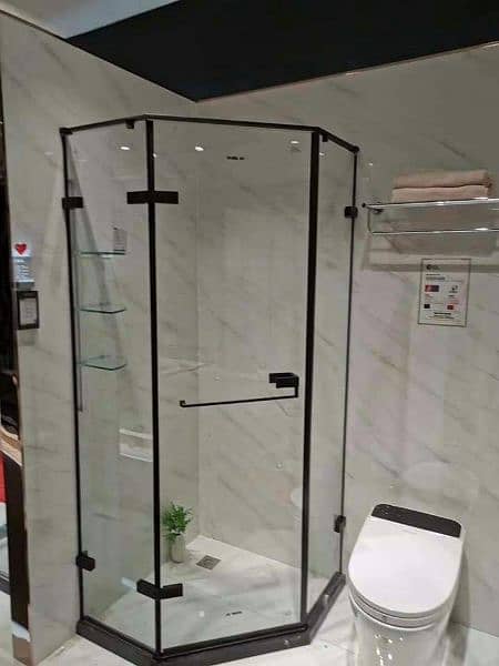 12mm/8mm Tempered Glass Shower Cabins/Glass Partitions/Windows Glass 4