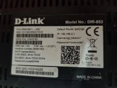 D-Link Dual Band (2.4+5G) Wifi Router DIR-853 with GPON Terminal