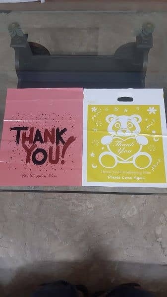 Shopping/packing/polythene/thankyou/welcome/plastic/shoppers/hand bags 1