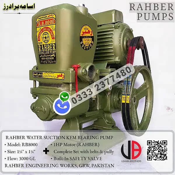 Rahber Water Suction Donkey Pump Motor / Mono Block Pump , Jet Pump 4