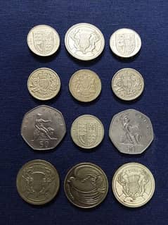 UK 15 Pounds Coins 0