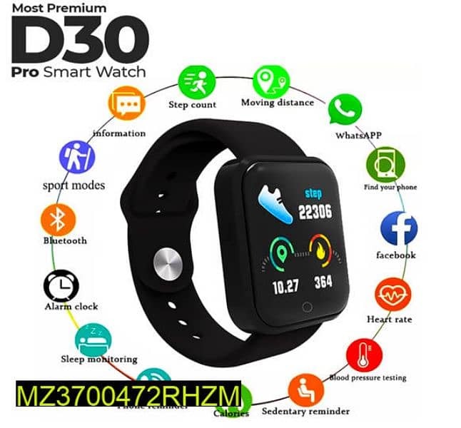 d30 ultra smart watch with free home delivery 4