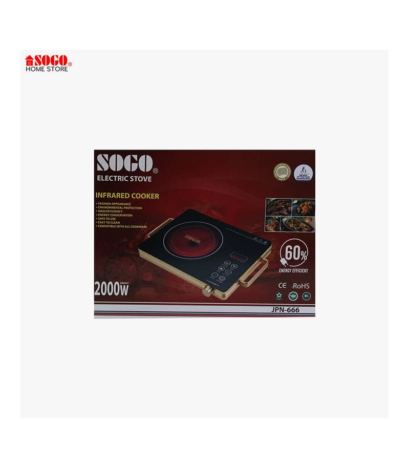 Sogo Electric Stove/Infrared Cooker (JPN-666) 2