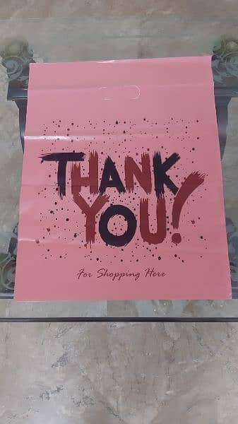 Shopping/packing/polythene/thankyou/welcome/plastic/shoppers/hand bags 6