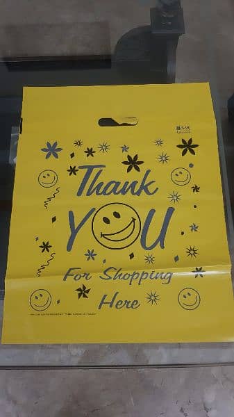 Shopping/packing/polythene/thankyou/welcome/plastic/shoppers/hand bags 9