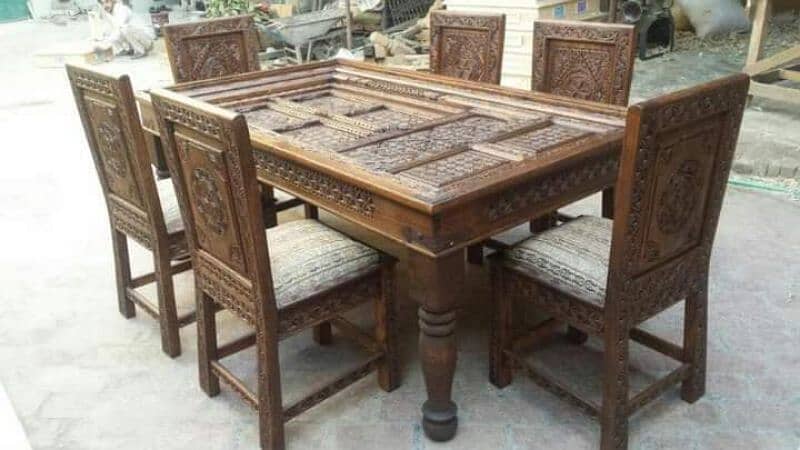 dining table / tebal/ wood/handmade 1