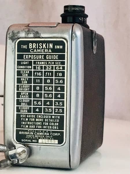 Antique Briskin 8mm American movie camera 4