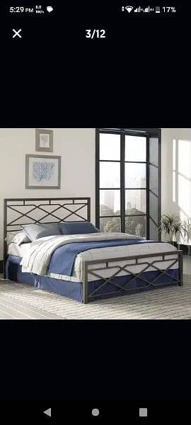Iron Bedroom Set (Luxury design) separate Price each item 8