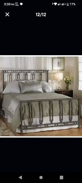 Iron Bedroom Set (Luxury design) separate Price each item 15