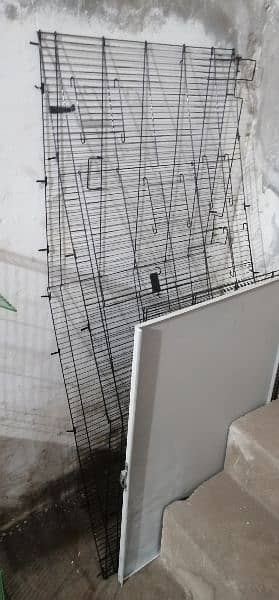 1.5 by 2.5 ft Cage with metal tray 7