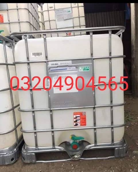 IBC tank/tote/diesel/fuel/petrol/water/chemical tank 1000 liter 0