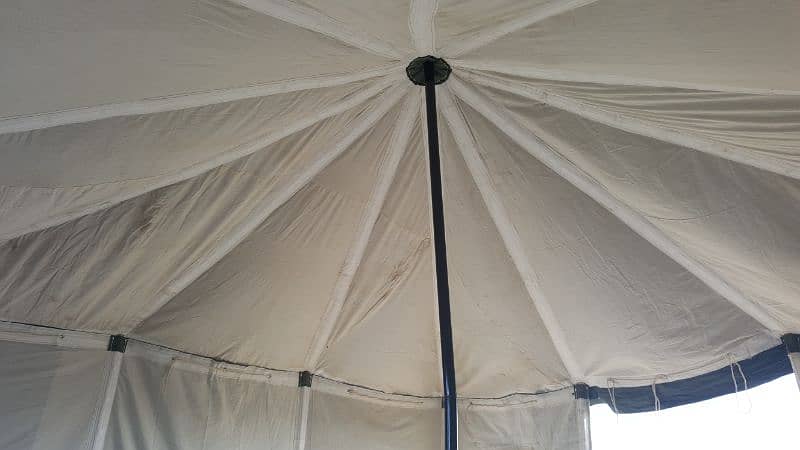 Officer Tent single pole Size 13x13 feet. 1