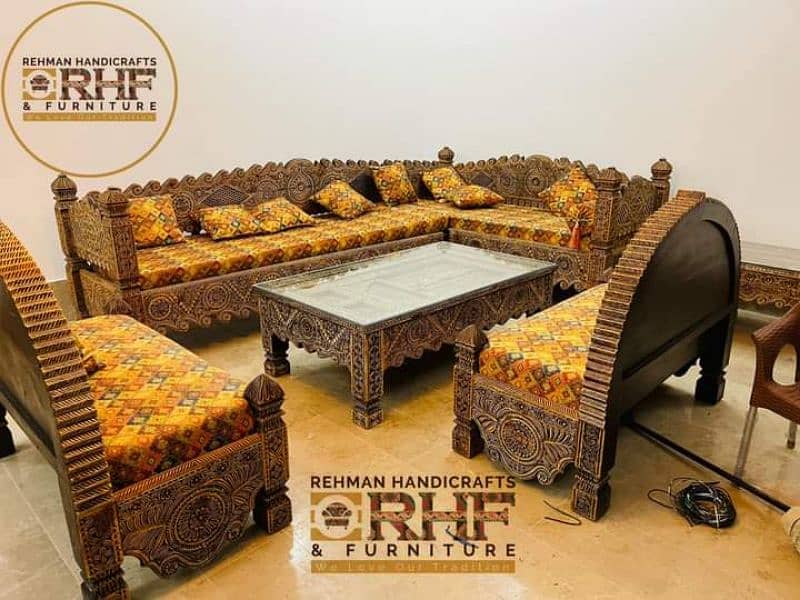 swati sofa wooden sofa set antique sofa L shape sofa set a 2