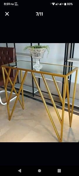 Iron Center Table, Side Tables, Corner Tables,console table 15