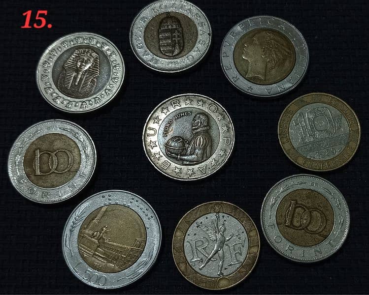 Bi-metallic Commemorative coins 13