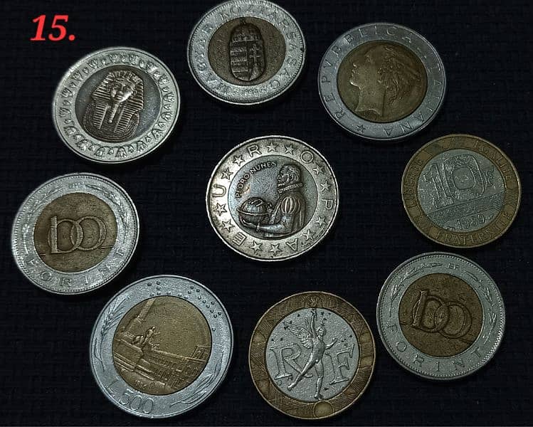 RARE Bi-metallic  Commemorative coins 13