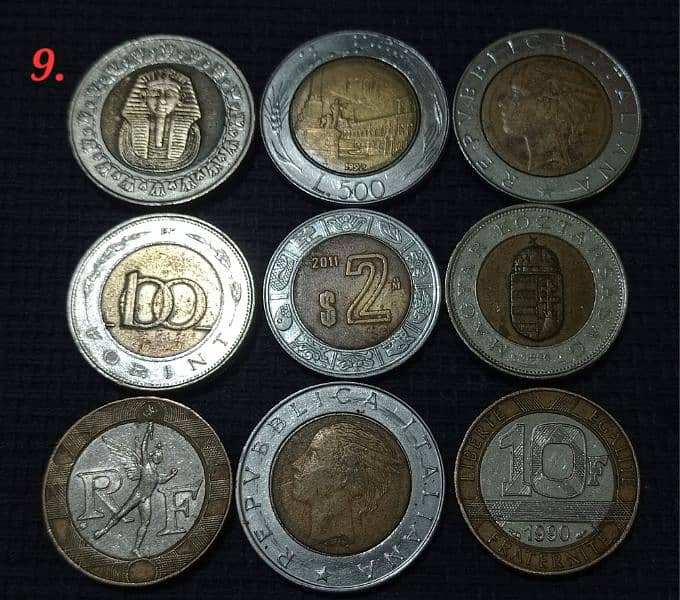 Bi-metallic Commemorative coins 8