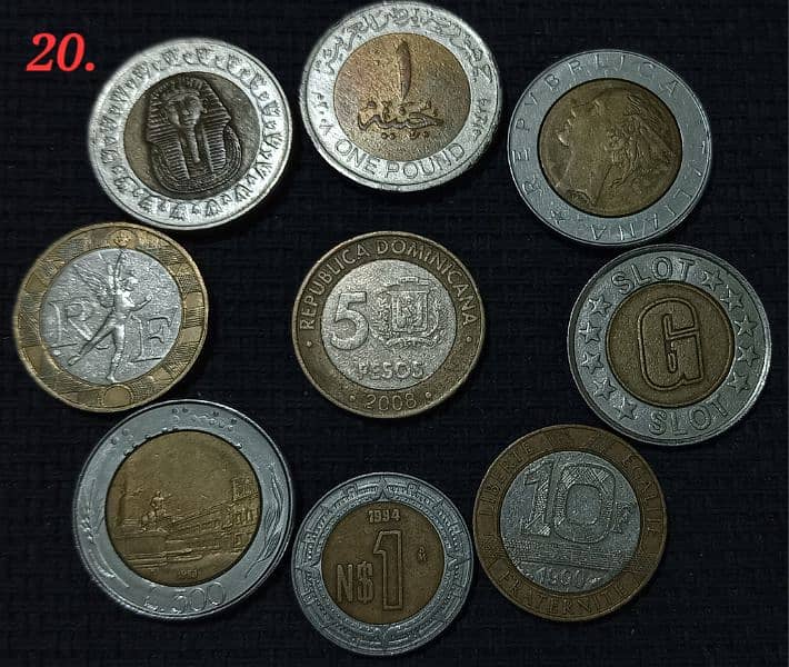 Bi-metallic Commemorative coins 19