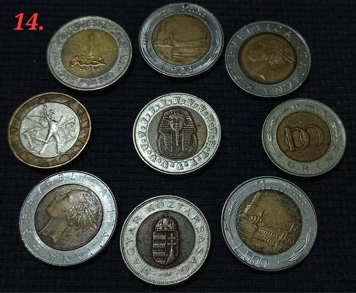 RARE Bi-metallic  Commemorative coins 12