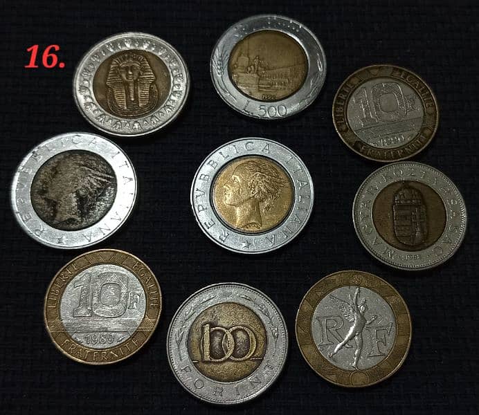 RARE Bi-metallic  Commemorative coins 14