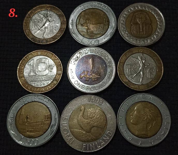 Bi-metallic Commemorative coins 7