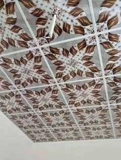 Gypsum ceiling,astroturff,glass paper,wooden floor,wooden work,tv rack