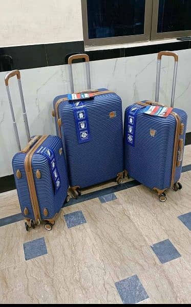 unbreakable luggage bags/suitcase/trolley bag 3pic/4pic set 0