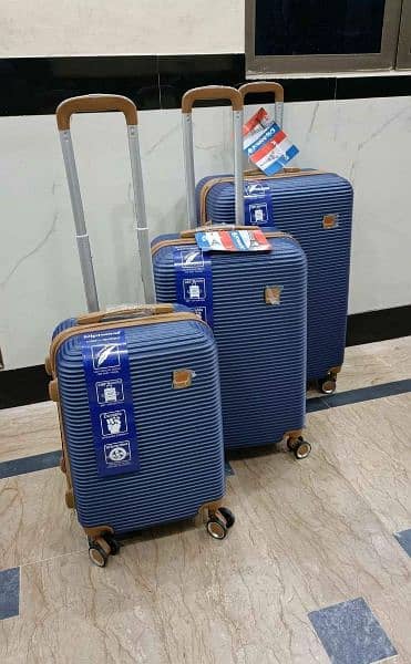 unbreakable luggage bags/suitcase/trolley bag 3pic/4pic set 1