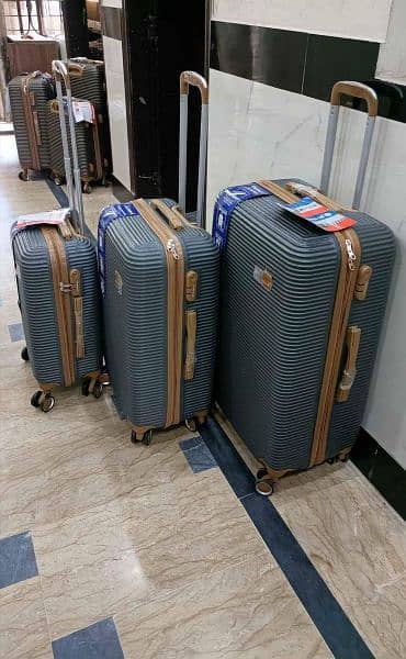 unbreakable luggage bags/suitcase/trolley bag 3pic/4pic set 2