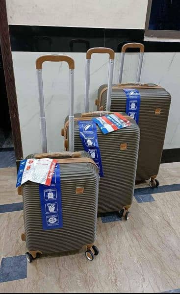 unbreakable luggage bags/suitcase/trolley bag 3pic/4pic set 6