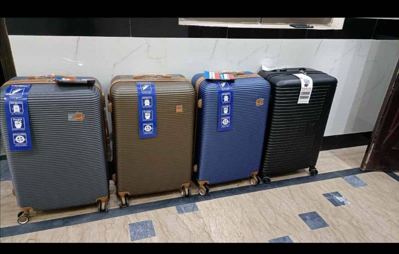 unbreakable luggage bags/suitcase/trolley bag 3pic/4pic set 8