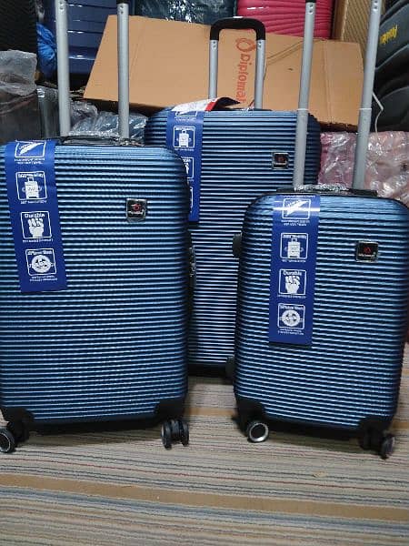 unbreakable luggage bags/suitcase/trolley bag 3pic/4pic set 13