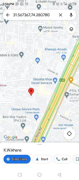front of PTCL ECHANGE
