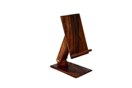 Wooden Adjustable Mobile Stand