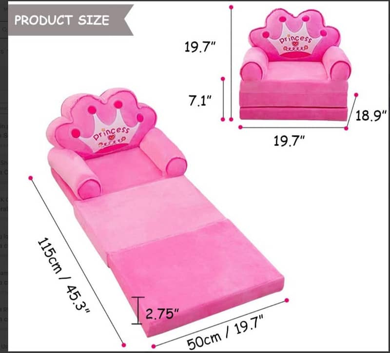 Sofa cum bed islamabad (BIG DISCOUNT )  for 2-6 Years kids 1