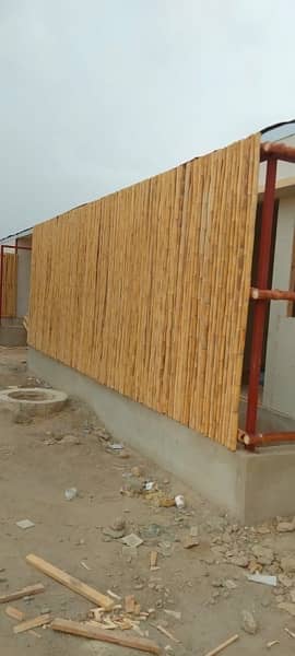 Bamboo Wall Design - Jaffri Shades - Waterproof Bamboo Roof 1