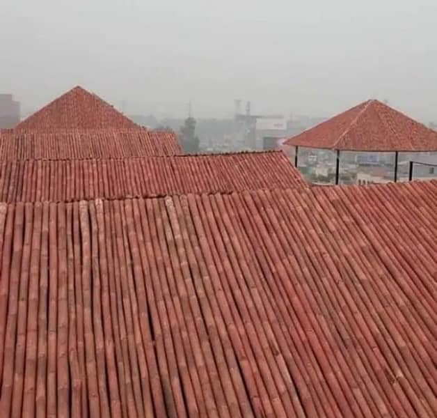 Bamboo Wall Design - Jaffri Shades - Waterproof Bamboo Roof 7
