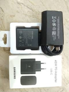 Samsung 25w/35w/45w Adapter with Type c to c Cable
